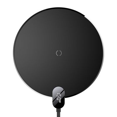 BASEUS INDUCTIVE CHARGER LED 15W (BLACK)