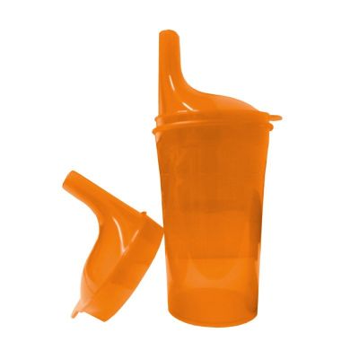 Safe cup for eating and drinking, orange