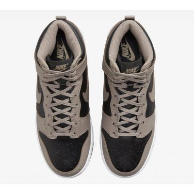 4. Nike Dunk High Moon Fossil Gray Women's Fall Shoes (W) - DD1869-002