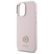 6. Guess Silicone Logo Strass 4G case for iPhone 16 - light pink