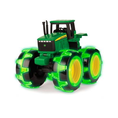 TOMY John Deere Monster tractor with light-up tires 46434