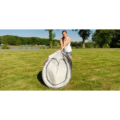 4. Coleman Galiano 4 FastPitch Pop Up Tent 4 Person Green, Gray