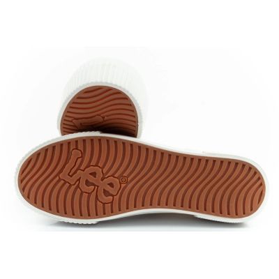 9. Lee Isla women's sports shoes sneakers white platform lace