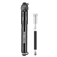 Rockbros HQ-67A-L03 BK Bicycle Pump with Pressure Gauge - Black