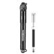 Rockbros HQ-67A-L03 BK Bicycle Pump with Pressure Gauge - Black