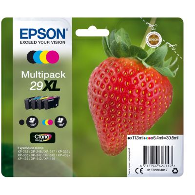 Epson Strawberry Multipack 4-colors 29XL Claria Home Ink