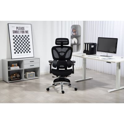 53. Activejet ergonomic office chair YK848, black