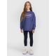 4. Oversized sweatshirt without a hood for girls 4F 4FJRAW25TSWSF2428-33S