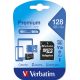 3. Verbatim Premium 128 GB MicroSDXC UHS-I Class 10