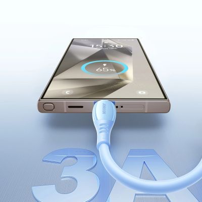 7. Joyroom S-A59 Vibrant Series 3A USB-A - USB-C cable 1.2m - blue