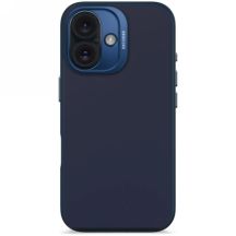 Decoded AntiMicrobial Silicone Backcover Case with MagSafe for iPhone 16 - Navy Blue