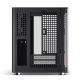 15. Jonsbo TK-0 PC Case, Mini-Tower, Mini-ITX, Tempered Glass, Wood - black