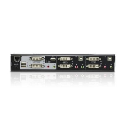 4. ATEN CS1642A KVM Switch Rack-Mountable Black, Silver