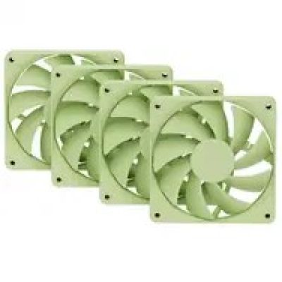 5. HYTE FAN- -FA12-MM-4 computer cooling system Processor Fan 12 cm Green 4 pcs.