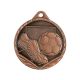 3. Bronze steel medal - Football