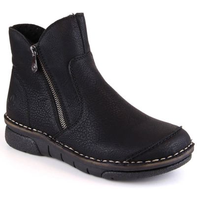 35. Comfortable insulated ankle boots Rieker W RKR612 black