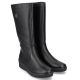 43. Rieker W RKR237B Leather Waterproof Boots Lined with Lambswool