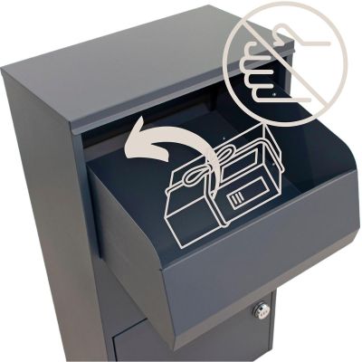 13. Standing courier parcel box 23x41x75cm 1068732