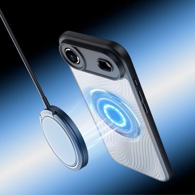 4. Dux Ducis Aimo Mag Case with Magnetic Ring for iPhone 17 Air – Black