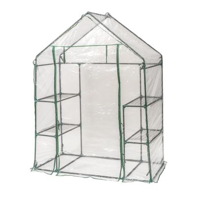 Garden greenhouse 143x73x195cm made of PVC