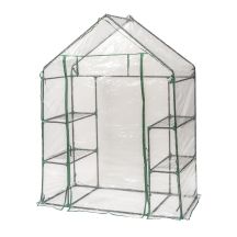Garden greenhouse 143x73x195cm made of PVC