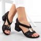 3. Comfortable Rieker W RKR679 black sandals