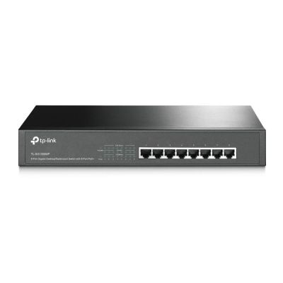 5. TP-Link TL-SG1008MP Network Switch Unmanaged Gigabit Ethernet (10/100/1000) PoE Support Black
