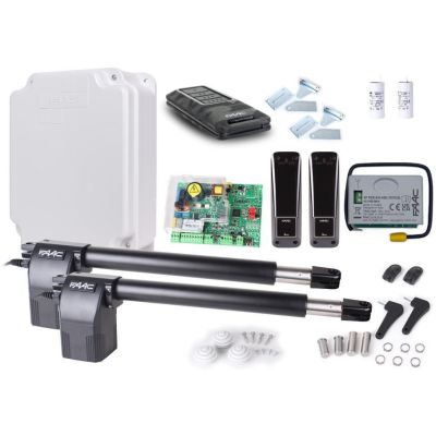 Alfa FDS - FAAC 414 kit for 8m double-leaf gates