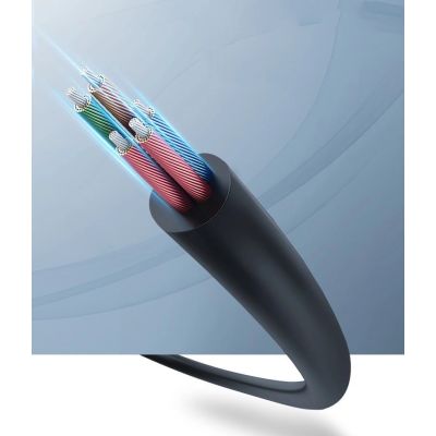 8. Ugreen AUX splitter cable 3.5 mm mini jack (female) - 2x 3.5 mm mini jack (male - microphone and headphones) black (AV140 20899)
