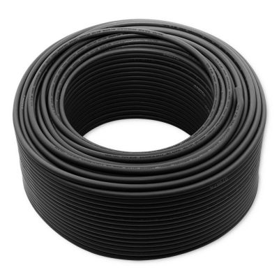Qoltec photovoltaic solar cable | 6mm2 | 100m | black