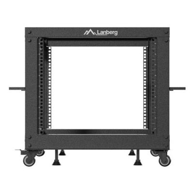 5. OPEN RACK 19" 9U 600X600-1100 ADJUSTABLE BLACK LANBERG