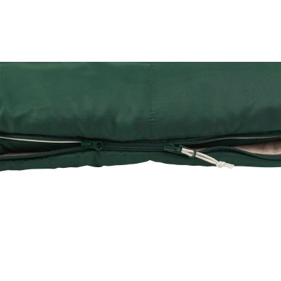 4. Outwell Contour Prime Adult Rectangular Polyester Sleeping Bag Green