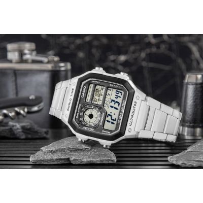 6. Men's Watch CASIO AE-1200WHD-1AVEF + BOX