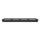 8. LANBERG PATCH PANEL 24 PORT 1U 19" CAT.6A UTP BLACK PPUA-1024-B