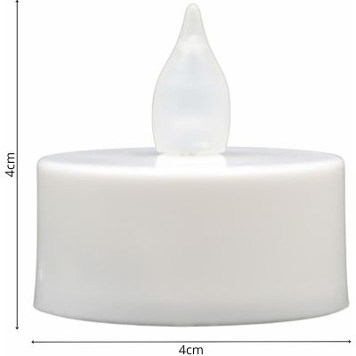 17. SET OF 8 LED TEA LIGHT CANDLES WITH REMOTE CONTROL
