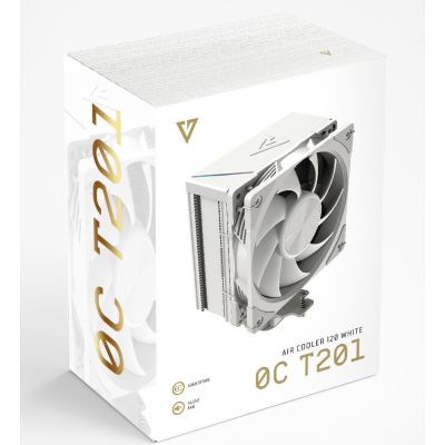 8. MODECOM CPU COOLER VOLCANO 0C T201 WHITE