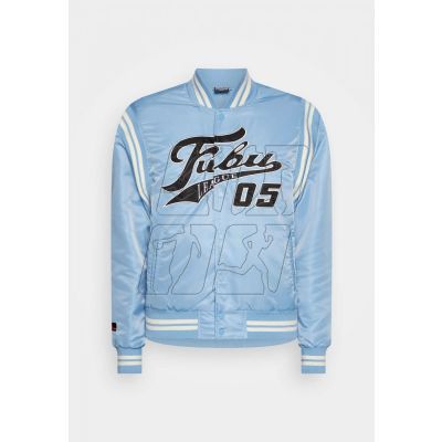 6. Fubu Varsity Satin College Jacket M 6075133