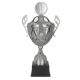 MUFAS silver metal cup with lid