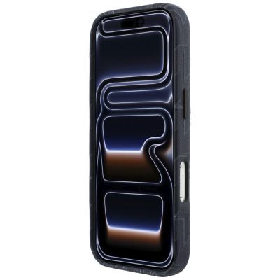 5. Karl Lagerfeld Monogram Logo MagSafe Case for iPhone 17 Pro - Blue