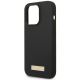 6. Guess GUHMP14LSBPLK iPhone 14 Pro 6.1" black/black hard case Silicone Logo Plate MagSafe
