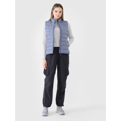 3. Women's down vest with synthetic filling 4F 4FWSS25TVJAF284-32S
