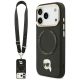 Karl Lagerfeld Big Strap Karl Metal Logo MagSafe Case for iPhone 17 Pro - Black