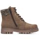 2. Women's comfortable brown trapper boots Rieker Y7621-25