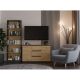 6. 2-DOOR 3-DRAWER ANT/ART CHEST OF DRAWERS ARTISAN TABLETOP SET