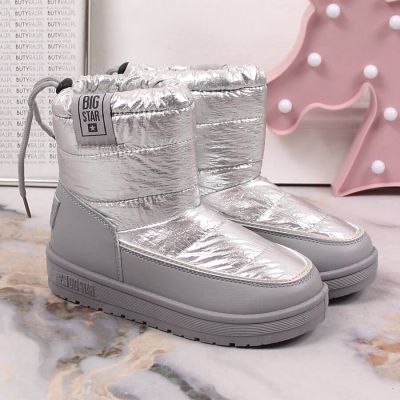 3. Big Star Jr KK374218 Metallic Snow Boots