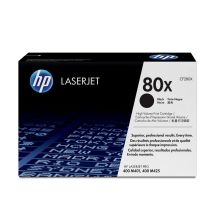 HP 80X svart LaserJet-tonerkassett med hög kapacitet, original toner cartridge 1 pc. Original Black