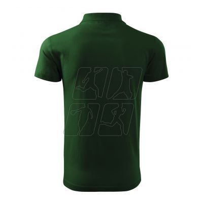 4. Malfini Single J. M MLI-20206 polo shirt bottle green