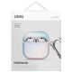 4. Uniq Iridescia case for AirPods 4 Hang Case - holo white