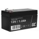 GREEN CELL GEL BATTERY AGM17 12V 1.2AH