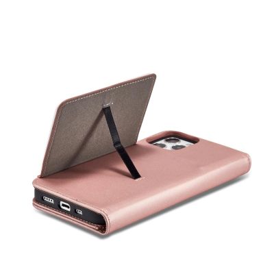 9. Magnet Card Case for iPhone 12 Pro Max Pouch Card Wallet Card Holder Pink
